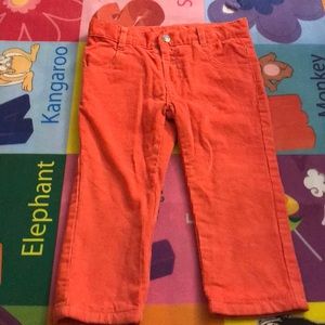 Very cute orange pants for boys